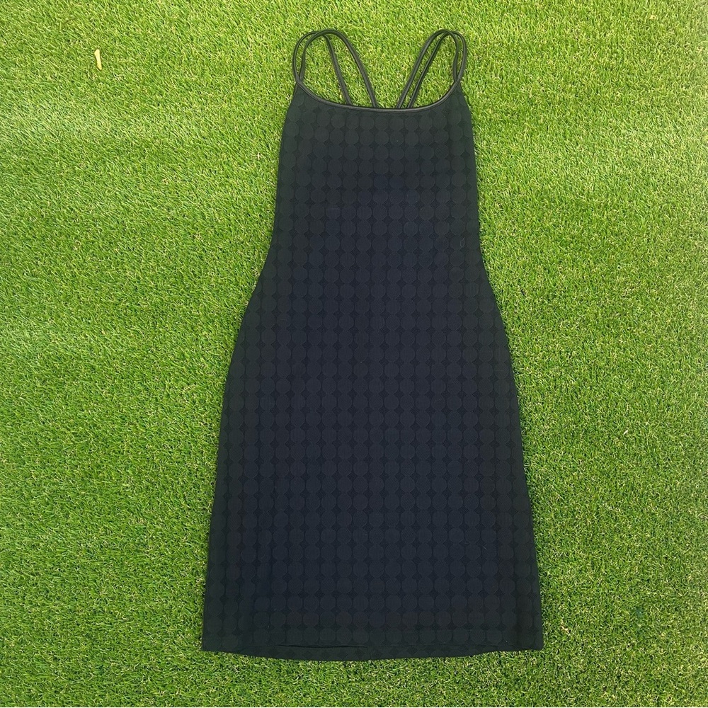 Vintage Bebe Moda Criss Cross Body Con Dress